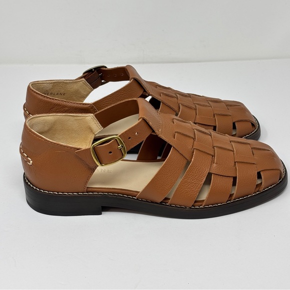 EVERLANE Brazilian Leather Fisherman Sandal in Adobe Brown - Picture 4 of 11